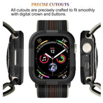 Armor Frame Watch Case, For Apple Watch Series 9 / 8 / 7 41mm, For Apple Watch Series SE 2&6&SE&5&4 44mm, For Apple Watch Series 9 / 8 / 7 45mm, For Apple Watch Ultra 3 / 2 / 1 49mm, For Apple Watch Series SE 2&6&SE&5&4 40mm