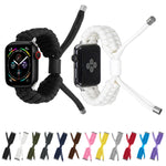 Stretch Plain Silicone Bean Watch Band, For Apple Watch 5 40mm, For Apple Watch 5 44mm, For Apple Watch SE 2023 40mm, For Apple Watch 4 40mm