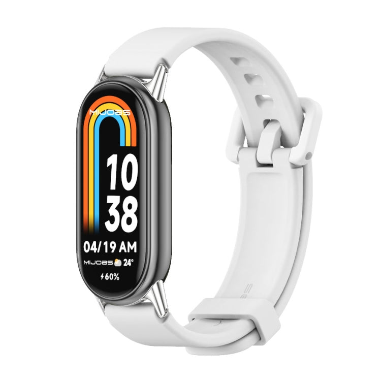 Mijobs Silicone Breathable Watch Band, For Xiaomi Smart Band 11 / 10 / 9 / 8