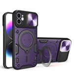 CD Texture Sliding Camshield Magnetic Holder Phone Case, For iPhone 14 Pro Max, For iPhone 13 Pro Max, For iPhone 13 Pro, For iPhone 13, For iPhone 12, For iPhone 12 Pro Max, For iPhone 12 Pro, For iPhone 11 Pro Max