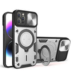 CD Texture Sliding Camshield Magnetic Holder Phone Case, For iPhone 14 Pro Max, For iPhone 13 Pro Max, For iPhone 13 Pro, For iPhone 13, For iPhone 12, For iPhone 12 Pro Max, For iPhone 12 Pro, For iPhone 11 Pro Max