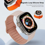Loop Magnetic Silicone Watch Band, For Apple Watch 5 44mm, For Apple Watch 5 40mm, For Apple Watch 4 44mm