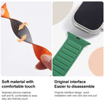 Loop Magnetic Silicone Watch Band, For Apple Watch 5 44mm, For Apple Watch 5 40mm, For Apple Watch 4 44mm