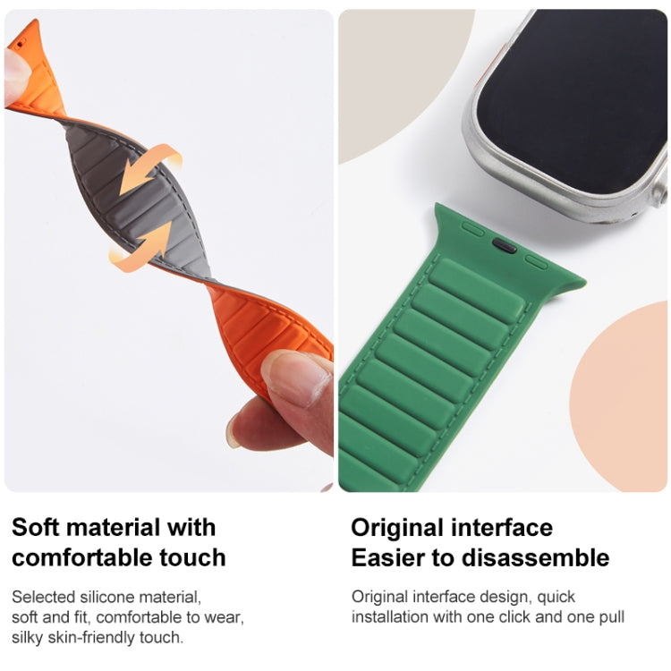 Loop Magnetic Silicone Watch Band, For Apple Watch SE 44mm, For Apple Watch 6 40mm, For Apple Watch 6 44mm