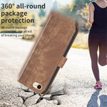 Plaid Embossed Leather Phone Case, For iPhone SE 2022 / 7 / 8, For iPhone 15, For iPhone 7 Plus / 8 Plus
