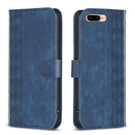 Plaid Embossed Leather Phone Case, For iPhone SE 2022 / 7 / 8, For iPhone 15, For iPhone 7 Plus / 8 Plus