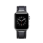Crazy Horse Texture Top-grain Leather Watchband, For Apple Watch Series 7 41mm / 6 & SE & 5 & 4 40mm / 3 & 2 & 1 38mm, For Apple Watch Series 7 45mm / 6 & SE & 5 & 4 44mm / 3 & 2 & 1 42mm