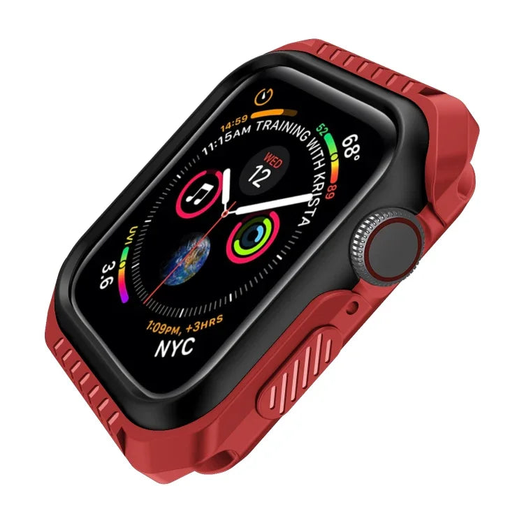 Shockproof Two Color Protective Case, For Apple Watch Series Series 3 & 2 & 1 42mm, For Apple Watch Series 6 & SE & 5 & 4 44mm