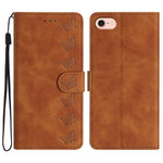 Seven Butterflies Embossed Leather Phone Case, For iPhone 16e / 17e, For iPhone 17 Pro Max, For iPhone 17 Pro, For iPhone 17, For iPhone Air, For iPhone 16 Pro Max, For iPhone 16 Pro, For iPhone 16 Plus
