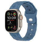 Football Texture Silicone Watch Band, For Apple Watch Ultra 2 49mm, For Apple Watch 9 45mm, For Apple Watch 9 41mm, For Apple Watch Ultra 49mm