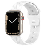 Football Texture Silicone Watch Band, For Apple Watch 8 41mm, For Apple Watch 8 45mm, For Apple Watch SE 2022 40mm, For Apple Watch SE 2022 44mm