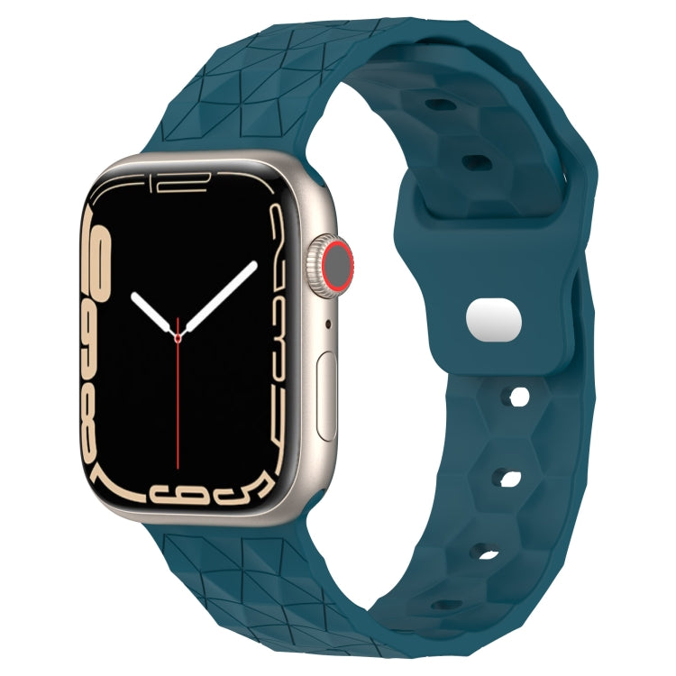 Football Texture Silicone Watch Band, For Apple Watch 6 40mm, For Apple Watch 6 44mm, For Apple Watch 5 44mm, For Apple Watch 5 40mm
