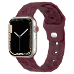 Football Texture Silicone Watch Band, For Apple Watch 4 44mm, For Apple Watch 4 40mm, For Apple Watch 3 38mm, For Apple Watch 3 42mm