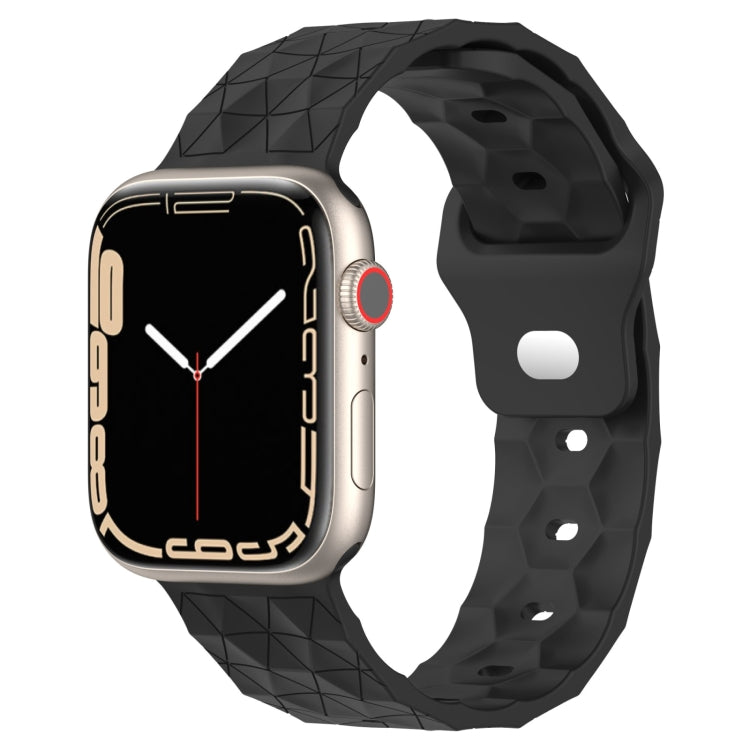Football Texture Silicone Watch Band, For Apple Watch Series 10 46mm, For Apple Watch Series 10 42mm, For Apple Watch SE 2023 44mm, For Apple Watch SE 2023 40mm