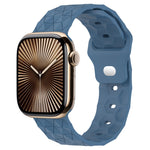 Football Texture Silicone Watch Band, For Apple Watch Series 10 46mm, For Apple Watch Series 10 42mm, For Apple Watch SE 2023 44mm, For Apple Watch SE 2023 40mm