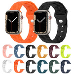 Football Texture Silicone Watch Band, For Apple Watch 7 41mm, For Apple Watch 7 45mm, For Apple Watch SE 40mm, For Apple Watch SE 44mm