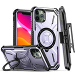 Armor Series Holder Phone Case with Back Clip, For iPhone 11 Pro Max, For iPhone 11 Pro, For iPhone 11, For iPhone 12 Pro
