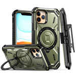 Armor Series Holder Phone Case with Back Clip, For iPhone 11 Pro Max, For iPhone 11 Pro, For iPhone 11, For iPhone 12 Pro