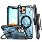 Armor Series Holder Phone Case with Back Clip, For iPhone 11 Pro Max, For iPhone 11 Pro, For iPhone 11, For iPhone 12 Pro