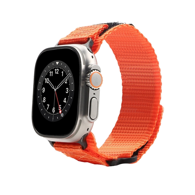 Nylon Two Section Watch Band, For Apple Watch SE 2023 44mm, For Apple Watch Ultra 49mm, For Apple Watch SE 2023 40mm, For Apple Watch 8 41mm, For Apple Watch Ultra 2 49mm, For Apple Watch 8 45mm, For Apple Watch 9 45mm, For Apple Watch SE 2022 40mm    ...