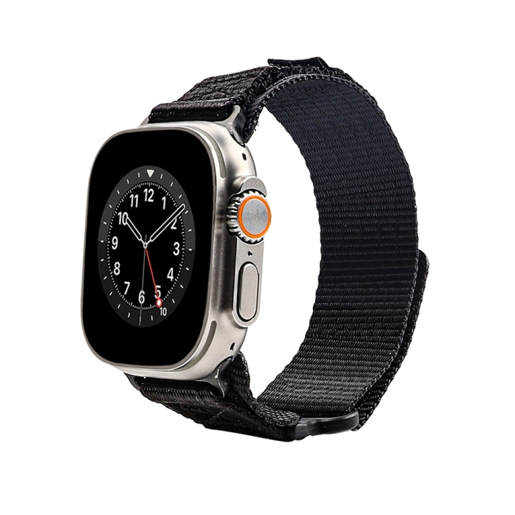 Nylon Two Section Watch Band, For Apple Watch SE 2023 44mm, For Apple Watch Ultra 49mm, For Apple Watch SE 2023 40mm, For Apple Watch 8 41mm, For Apple Watch Ultra 2 49mm, For Apple Watch 8 45mm, For Apple Watch 9 45mm, For Apple Watch SE 2022 40mm    ...
