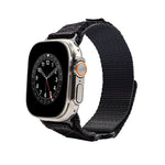 Nylon Two Section Watch Band, For Apple Watch SE 2023 44mm, For Apple Watch Ultra 49mm, For Apple Watch SE 2023 40mm, For Apple Watch 8 41mm, For Apple Watch Ultra 2 49mm, For Apple Watch 8 45mm, For Apple Watch 9 45mm, For Apple Watch SE 2022 40mm    ...