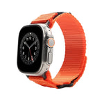 Nylon Two Section Watch Band, For Apple Watch SE 2023 44mm, For Apple Watch Ultra 49mm, For Apple Watch SE 2023 40mm, For Apple Watch 8 41mm, For Apple Watch Ultra 2 49mm, For Apple Watch 8 45mm, For Apple Watch 9 45mm, For Apple Watch SE 2022 40mm    ...