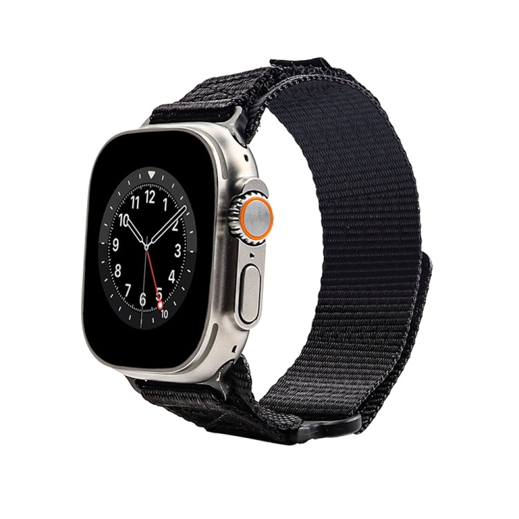 Nylon Two Section Watch Band, For Apple Watch SE 2023 44mm, For Apple Watch Ultra 49mm, For Apple Watch SE 2023 40mm, For Apple Watch 8 41mm, For Apple Watch Ultra 2 49mm, For Apple Watch 8 45mm, For Apple Watch 9 45mm, For Apple Watch SE 2022 40mm    ...