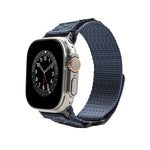 Nylon Two Section Watch Band, For Apple Watch SE 2023 44mm, For Apple Watch Ultra 49mm, For Apple Watch SE 2023 40mm, For Apple Watch 8 41mm, For Apple Watch Ultra 2 49mm, For Apple Watch 8 45mm, For Apple Watch 9 45mm, For Apple Watch SE 2022 40mm    ...
