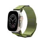 Nylon Two Section Watch Band, For Apple Watch SE 2023 44mm, For Apple Watch Ultra 49mm, For Apple Watch SE 2023 40mm, For Apple Watch 8 41mm, For Apple Watch Ultra 2 49mm, For Apple Watch 8 45mm, For Apple Watch 9 45mm, For Apple Watch SE 2022 40mm    ...