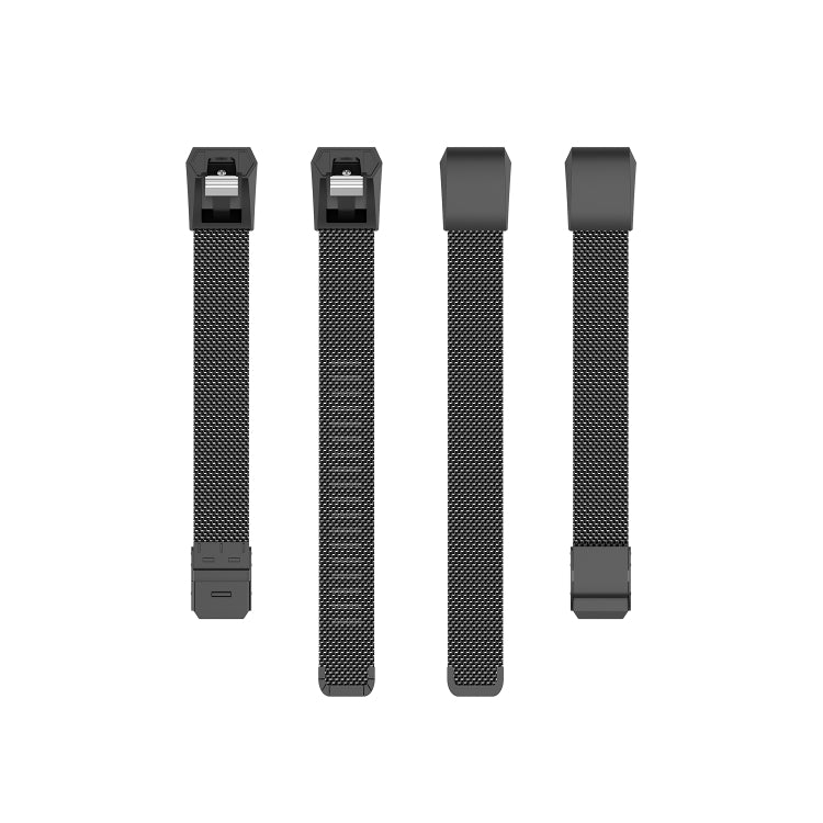 For Fitbit Alta / Alta HR / ACE Watch Button Mesh Metal Replacement Strap Watchband, S, L