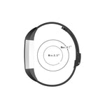 For Fitbit Alta / Alta HR / ACE Watch Button Mesh Metal Replacement Strap Watchband, S, L