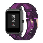 For Amazfit Bip Lite Version 1S / Bip S 20mm Nylon Denim Canvas Replacement Strap Watchband