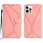 Stitching Embossed Leather Phone Case, For iPhone 17e / 16e, For iPhone 17 Pro Max, For iPhone 17 Pro, For iPhone 17, For iPhone Air, For iPhone 16 Pro Max, For iPhone 16 Pro, For iPhone 16 Plus
