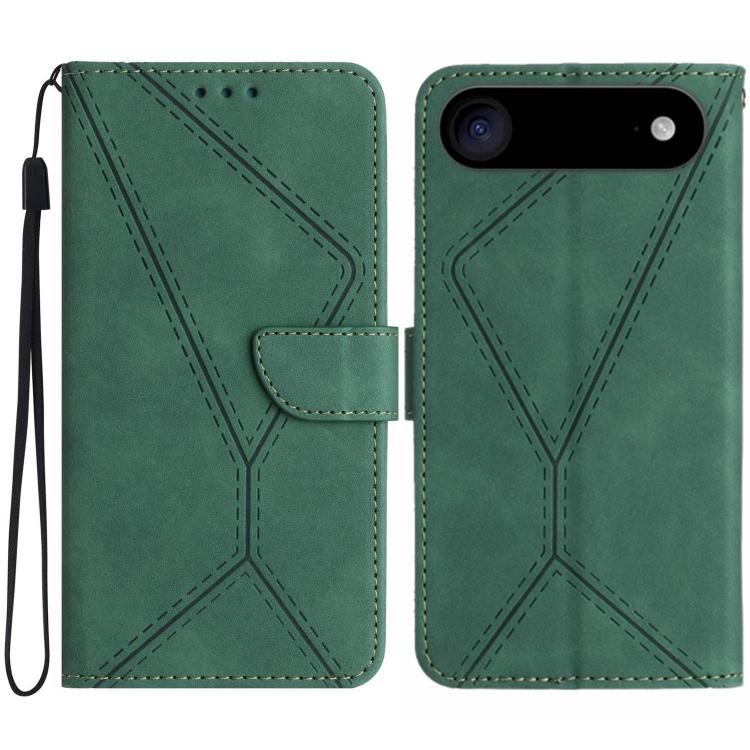 Stitching Embossed Leather Phone Case, For iPhone 17e / 16e, For iPhone 17 Pro Max, For iPhone 17 Pro, For iPhone 17, For iPhone Air, For iPhone 16 Pro Max, For iPhone 16 Pro, For iPhone 16 Plus