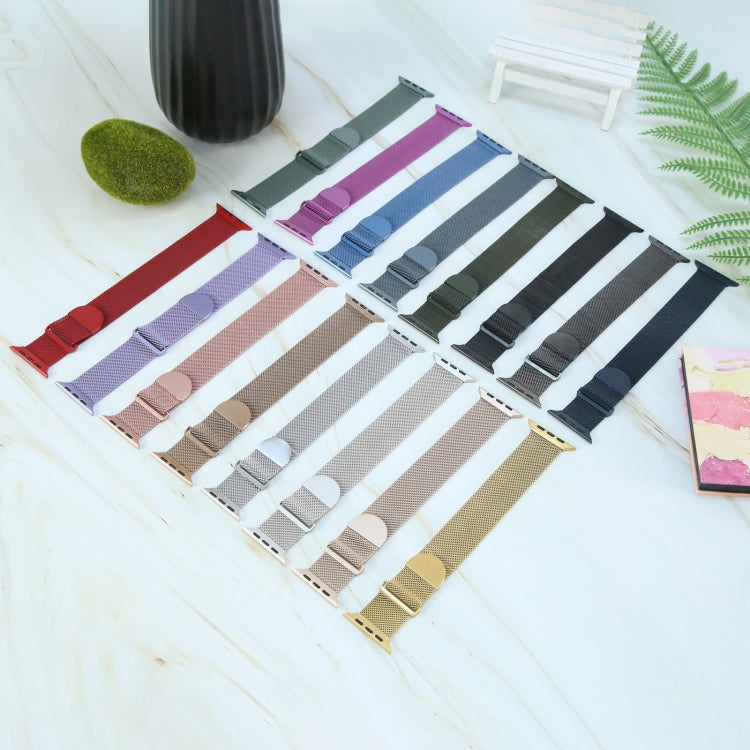 Milanese Metal Magnetic Watch Band, For Apple Watch 3 42mm, For Apple Watch 2 42mm, For Apple Watch 2 38mm