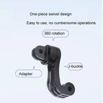 360 Rotation J-Hook Buckle Mount Adapter