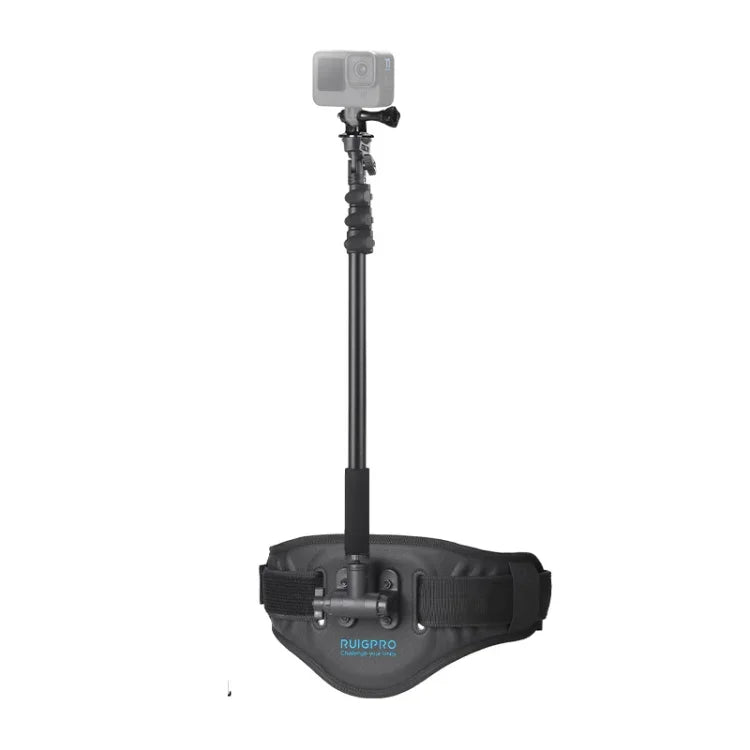 RUIGPRO Waist Belt Mount Strap, For Phone Gimbal Stabilizer, With Action Cameras Adapter, With Phone Clamp, With Phone Clamp & Selfie Stick, With Adapter & Selfie Stick