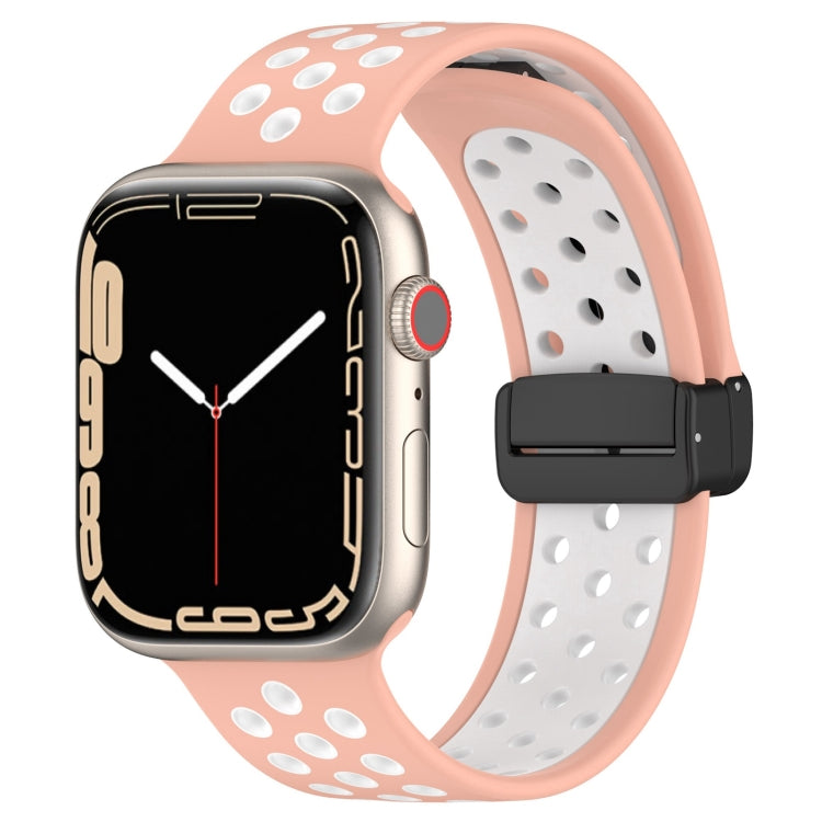 Magnetic Buckle Silicone Watch Band, For Apple Watch 8 41mm, For Apple Watch 8 45mm, For Apple Watch Ultra 2 49mm