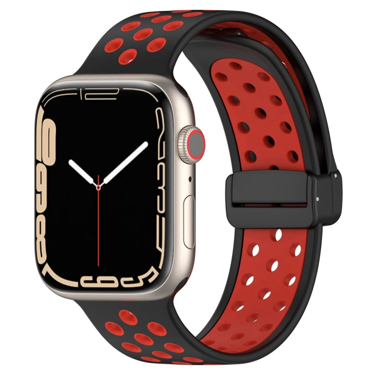 Magnetic Buckle Silicone Watch Band, For Apple Watch SE 40mm, For Apple Watch SE 44mm, For Apple Watch 6 40mm