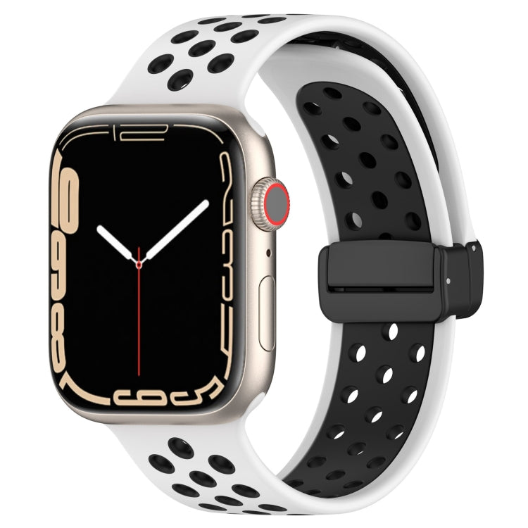 Magnetic Buckle Silicone Watch Band, For Apple Watch 4 44mm, For Apple Watch 4 40mm, For Apple Watch 3 38mm