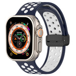 Magnetic Buckle Silicone Watch Band, For Apple Watch 8 41mm, For Apple Watch 8 45mm, For Apple Watch Ultra 2 49mm
