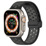 Magnetic Buckle Silicone Watch Band, For Apple Watch 8 41mm, For Apple Watch 8 45mm, For Apple Watch Ultra 2 49mm