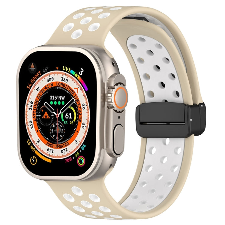Magnetic Buckle Silicone Watch Band, For Apple Watch 8 41mm, For Apple Watch 8 45mm, For Apple Watch Ultra 2 49mm