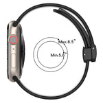Magnetic Buckle Silicone Watch Band, For Apple Watch 3 42mm, For Apple Watch 2 42mm, For Apple Watch 2 38mm