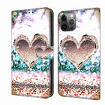 Crystal 3D Shockproof Protective Leather Phone Case, For iPhone 11 Pro, For iPhone X / XS