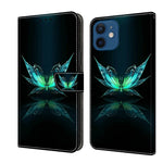 Crystal 3D Shockproof Protective Leather Phone Case, For iPhone 12 mini / 13 mini, For iPhone 12 / 12 Pro