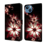 Crystal 3D Shockproof Protective Leather Phone Case, For iPhone 15 Pro, For iPhone 13 / 14