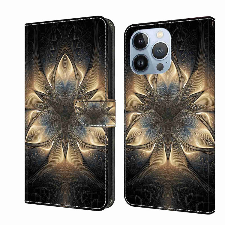 Crystal 3D Shockproof Protective Leather Phone Case, For iPhone 12 Pro Max / 13 Pro Max, For iPhone 13 Pro