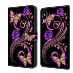 Crystal 3D Shockproof Protective Leather Phone Case, For iPhone XR, For iPhone XS Max